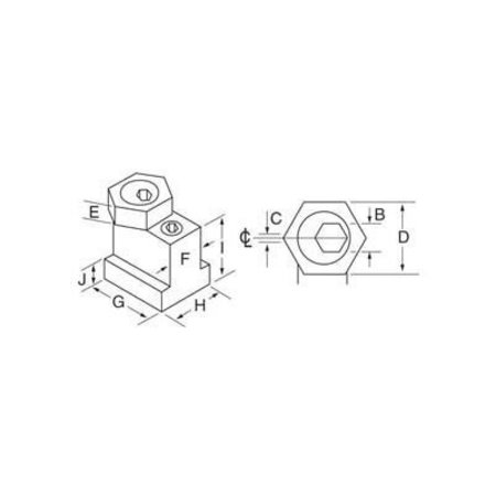 MITEE-BITE PRODUCTS LLC Mitee-Bite 50646 - T-Slot Kits - 12mm - Made In USA 50646